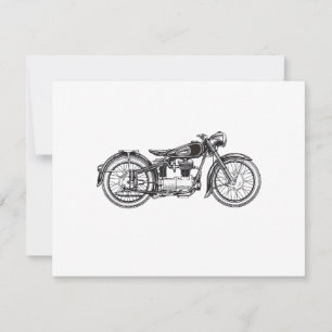 Retro Vintage Motorcycle _ I Love My Motorcycle