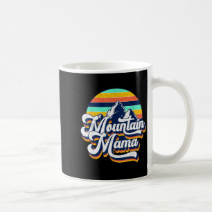 Retro vintage mountain mama life cute mother's day coffee mug