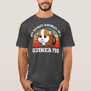 Retro Vintage My Spirit Animal Is A Guinea Pig T-S T-Shirt