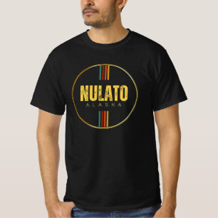 Retro vintage Nulato city alaska state 70s groovy T-Shirt