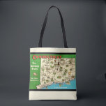 Retro, Vintage Ohio Map Tote Bag<br><div class="desc">A very old,  retro map postcard greeting from Ohio repurposed as a shoulder  tote!</div>