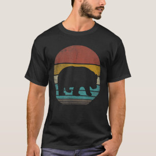 Retro Vintage Panda Bear Men Women Kid Family Anim T-Shirt