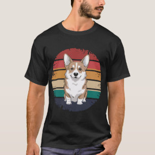 Retro Vintage Pembroke Welsh Corgi Lover Dog Gifts T-Shirt