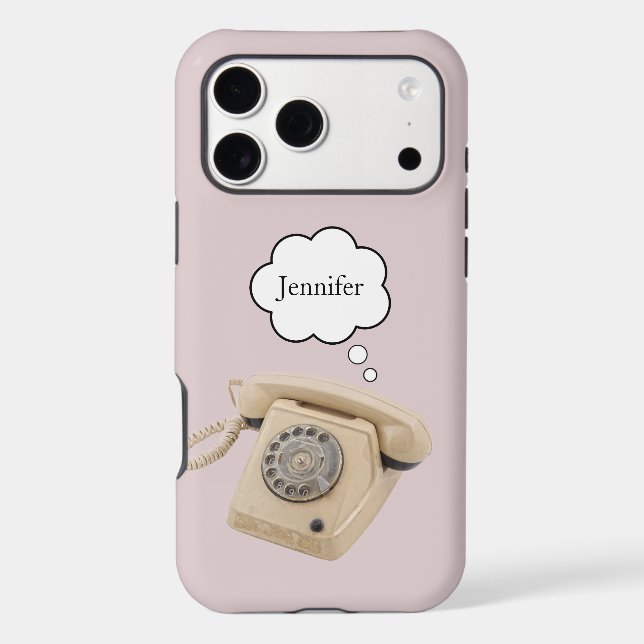 Retro Vintage Phone iPhone / iPad case (Verso)