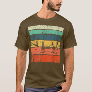 Retro Vintage Pig Lover Mens Womens Farmer Christm T-Shirt