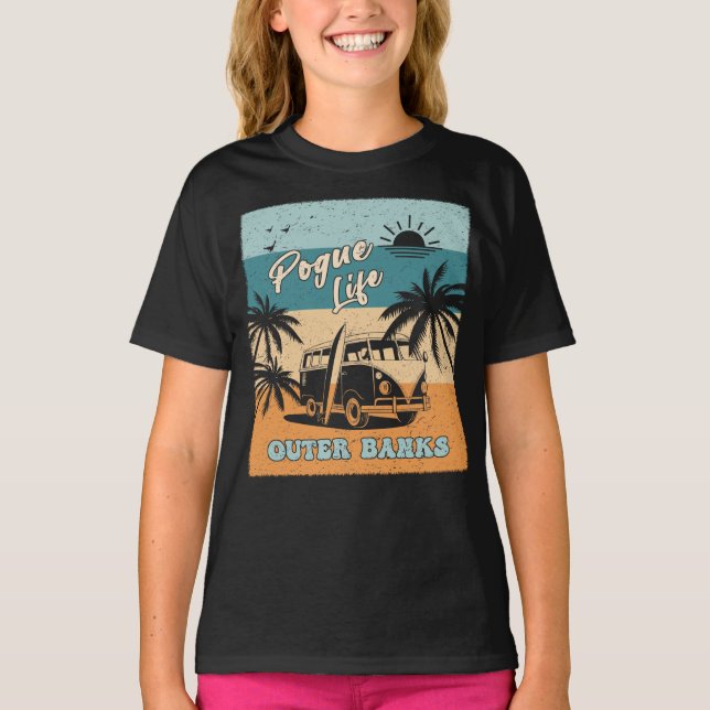 Retro Vintage Pogue Life Outer Banks T-Shirt (Front)