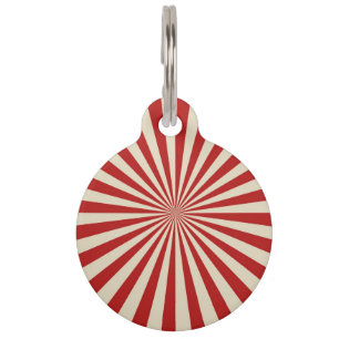 Retro Vintage Popcorn Classic Spinning Wheel Decor Pet Tag