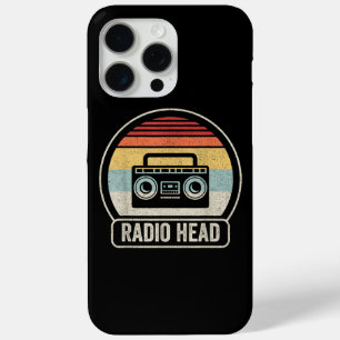 Retro Vintage Radio Head iPhone 15 Pro Max Case