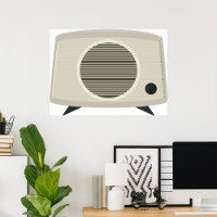 Retro Vintage Radio Mid-Century Modern Audio