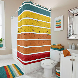 Retro vintage rainbow sunset stripes 