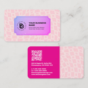 Retro Vintage Rays Abstract Trendy Name Business Card