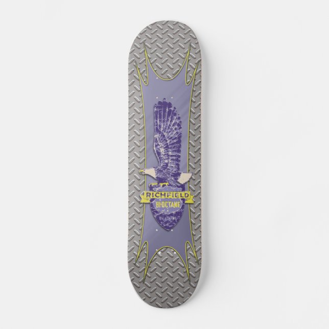 Retro Vintage Richfield Hi-Octane Skateboard (Front)