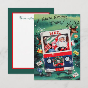 retro vintage Santa special sentiment Christmas