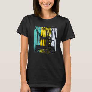 Retro Vintage Sewing Machine Dressmaker T-Shirt