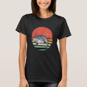 Retro Vintage Shark Fish Sea Animal Marine Life Sh T-Shirt