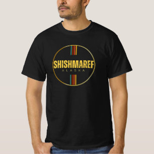 Retro vintage Shishmaref city alaska state 70s AK T-Shirt