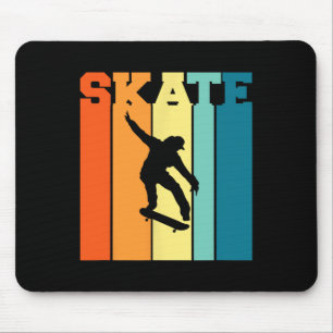Retro Vintage Skate- Cheerfully Skateboarding Week Mouse Pad