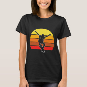 Retro Vintage Skateboarding Skaters- Skateboarder T-Shirt