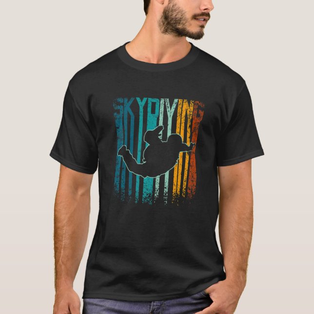 Retro Vintage skydiving T-Shirt (Front)