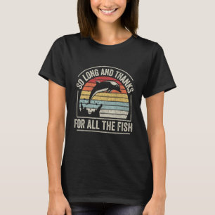Retro Vintage So Long And Thanks For All The Fish T-Shirt