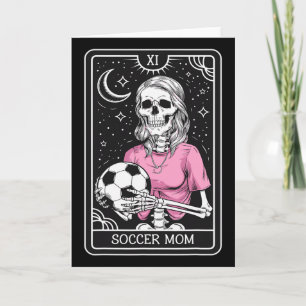Retro Vintage Soccer Mom Tarot Card