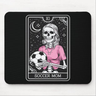 Retro Vintage Soccer Mom Tarot Card  Mouse Pad