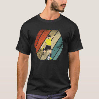 Retro vintage Soccer player sports   4 T-Shirt