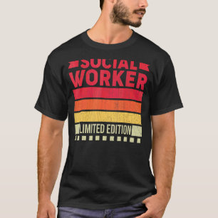 Retro Vintage Social Worker Social Work Graphic T-Shirt