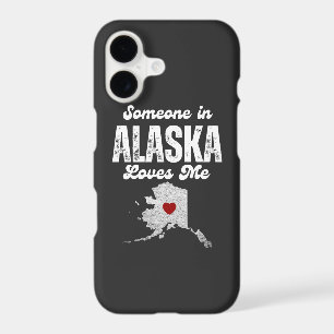 Retro vintage Someone In Alaska Loves Me 70s AK
