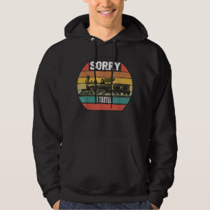 Retro vintage sorry i tooted Railfan Train Silhoue Hoodie