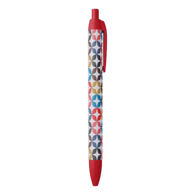 Retro Vintage Star Pattern Black Ink Pen (Bottom (Vertical))