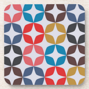 Retro Vintage Star Pattern Coaster