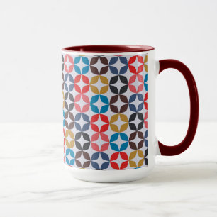 Retro Vintage Star Pattern Mug