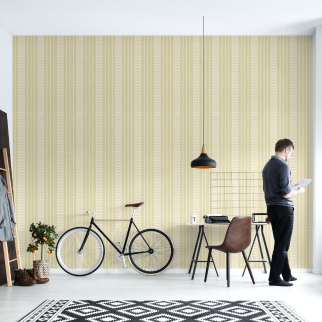 Retro vintage striped pattern wallpaper. wallpaper (Living Room)