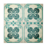 Retro Vintage Style Cottagecore Tile<br><div class="desc">These retro vintage ceramic tiles are a great addition to any kitchen, bathroom or dining room. Beautiful as backsplashes or accent pieces. Inspired by Portuguese style painted tiles.</div>