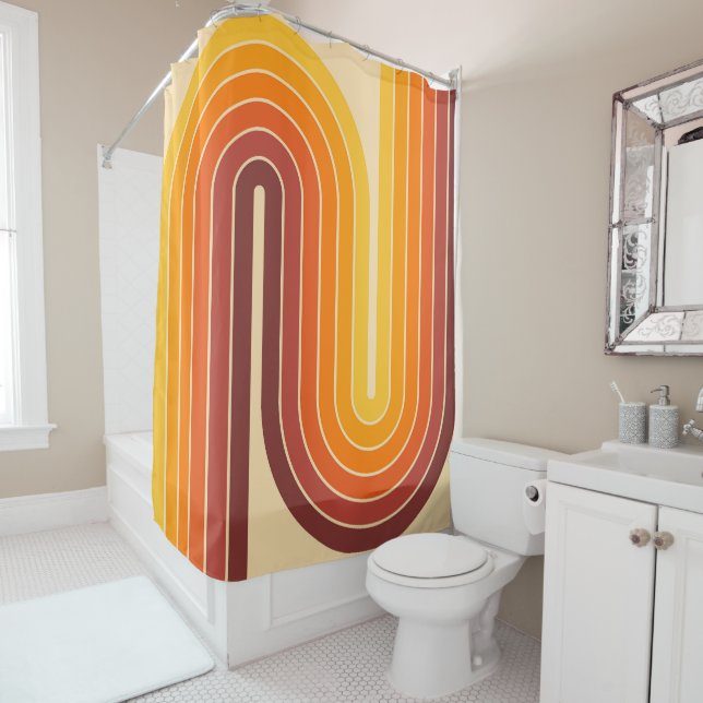Retro Vintage Style Geometric Design (In Situ)