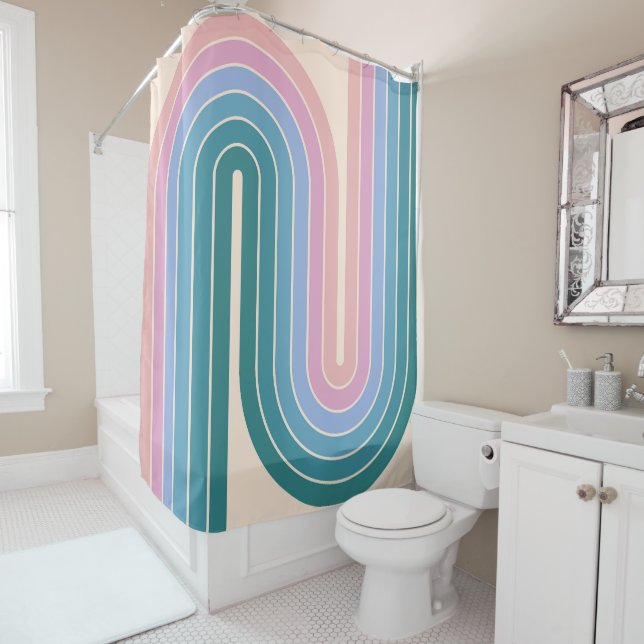 Retro Vintage Style Geometric Design (In Situ)