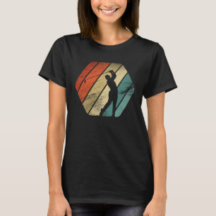 Retro vintage style Golf player sports T-Shirt