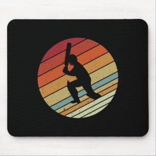 Retro Vintage Style Sports Cricket Gifts For Boys Mouse Pad