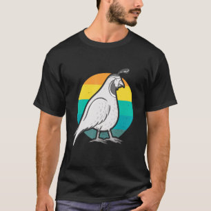 Retro Vintage Sunest Quail Whisperer T-Shirt