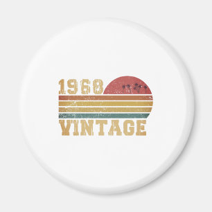 Retro Vintage Sunset 1968 Birthday Magnet