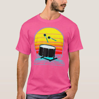 Retro Vintage Sunset Bass Drum T-Shirt