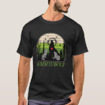 Retro Vintage Sunset Gammie Wolf Mothers Day Grand T-Shirt<br><div class="desc">Retro Vintage Sunset Gammie Wolf Mothers Day Grandma Wolf</div>