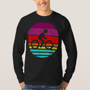 Retro Vintage Sunset Summer Vacation Bike Bicycle T-Shirt