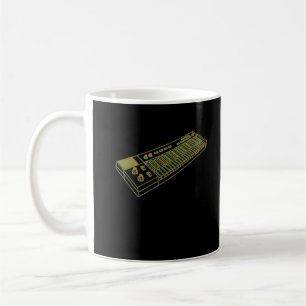 Retro Vintage Synth Keyboard Synthesizer Coffee Mug