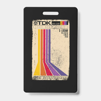 Retro Vintage Tape Badge
