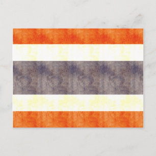 Retro Vintage Thailand Flag Postcard
