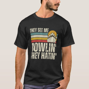Retro Vintage They See Me Rollin' They Hatin'  T-Shirt