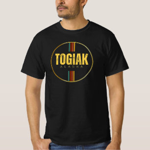 Retro vintage Togiak city alaska state 70s groovy T-Shirt