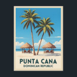 Retro Vintage Travel Punta Cana Dominican Republic Postcard<br><div class="desc">Experience the spirit of the Caribbean with this vintage travel-inspired postcard featuring Punta Cana, Dominican Republic. Capturing the laid-back vibes of this island paradise in classic retro style, this piece is ideal for wanderlusters, tropical dreamers, and fans of nostalgic travel aesthetics.</div>